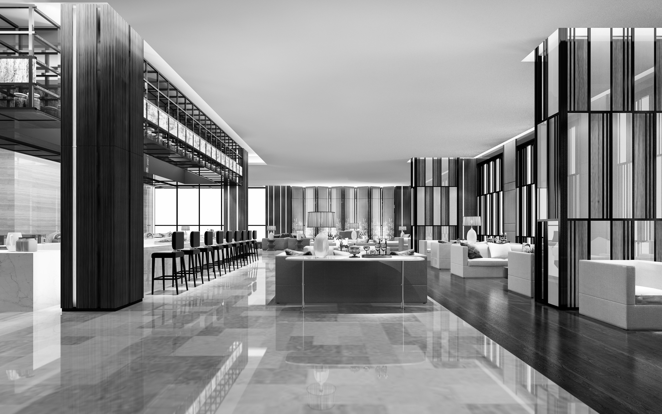 Hotel lounge